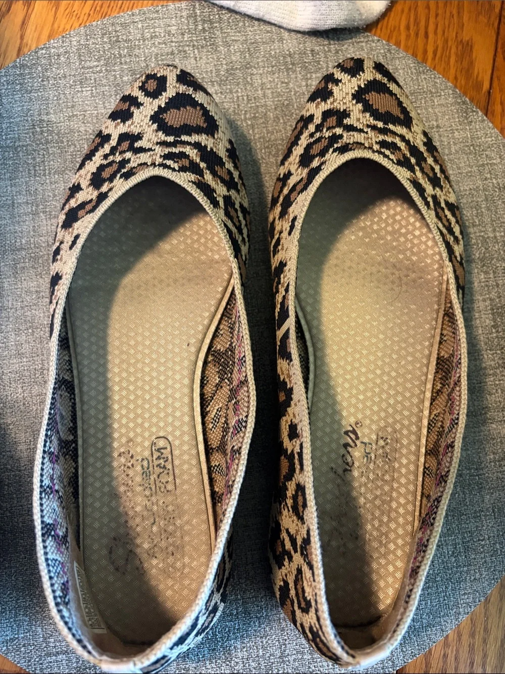 Skechers Leopard Print Ballet Flats
